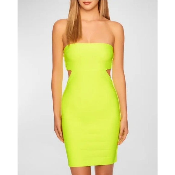 Susana MonacoBandage Tube Cutout Mini Dress - Picture 1 of 15